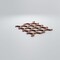 Ekena Millwork Extra Small Westmore Decorative Fretwork Wood Wall Panels, Walnut, 4 7/8"W x 7 3/8"H x 3/8"T WALW08X08X0375WSTWA - alternate 2